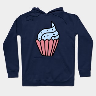 pink cupcake Hoodie